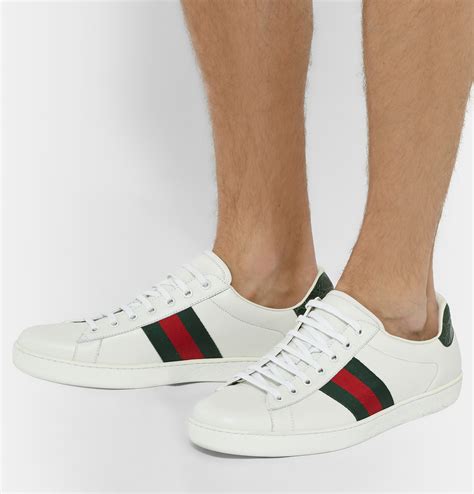 leather mens gucci shoes|white Gucci shoes for men.